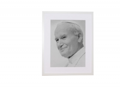 Obraz tkany - Św. Jan Paweł II wzór I